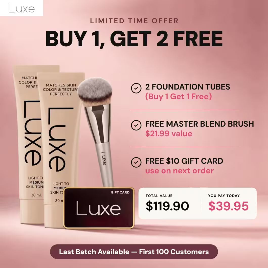 Luxe color changing foundation