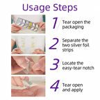 Step-by-step guide on how to use a product with images and text.